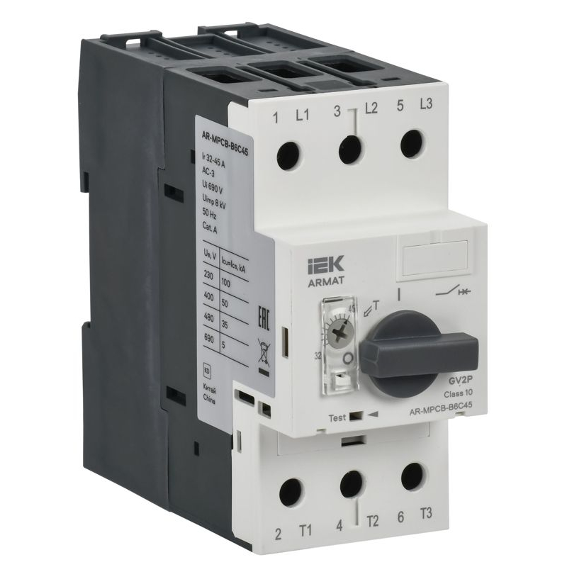 ARMAT Автоматический выключатель защиты двигателя B6 GV2P 32-45А IEK