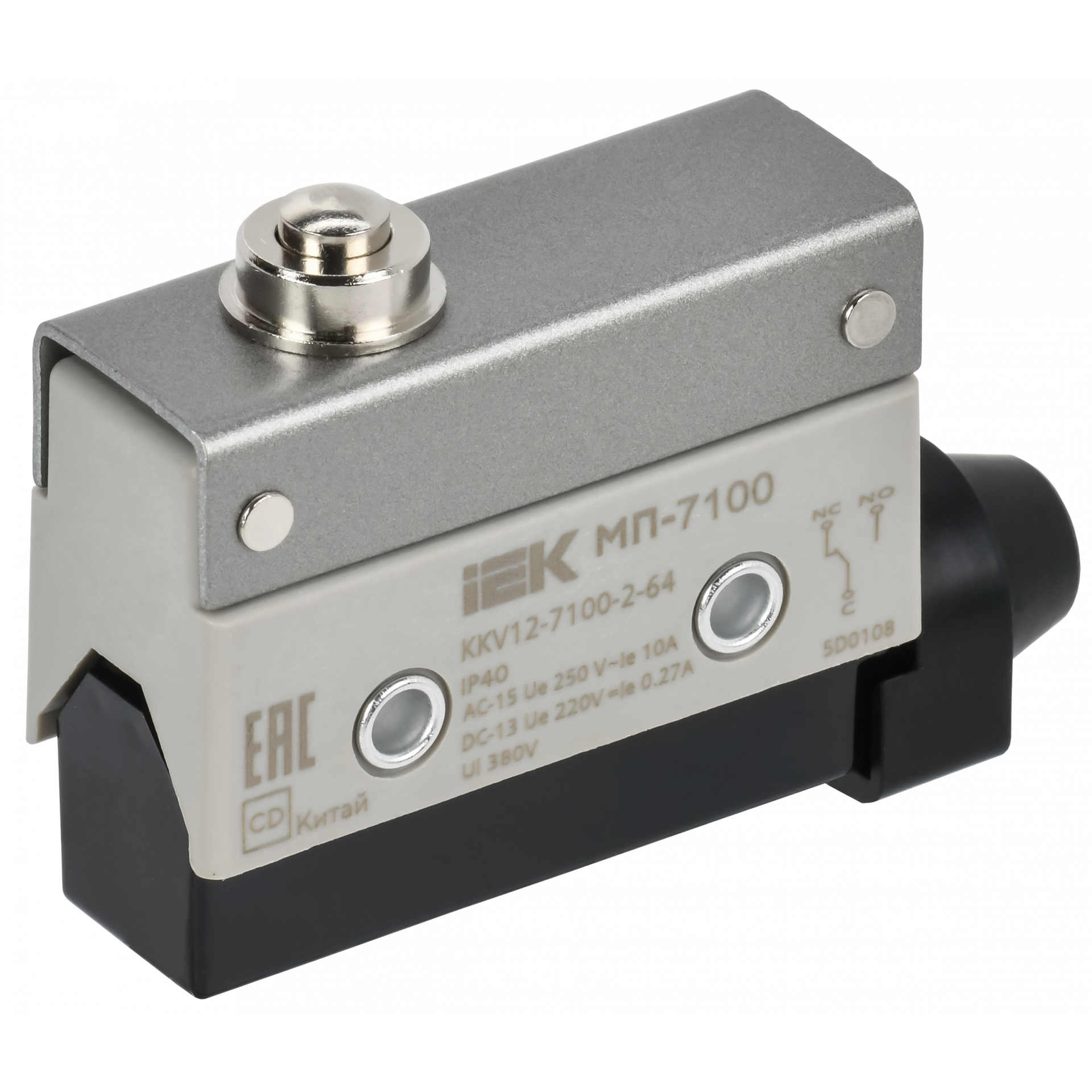 Микропереключатель концевой МП-7100 толкатель IP40 IEK