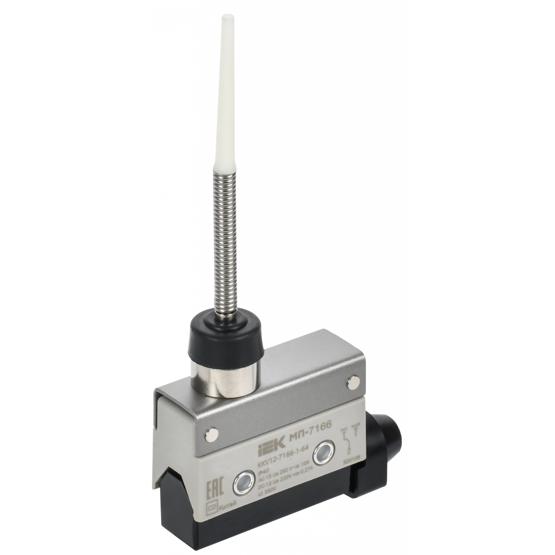Микропереключатель концевой МП-7166 пружинный стержень с диэлектриком IP40 IEK
