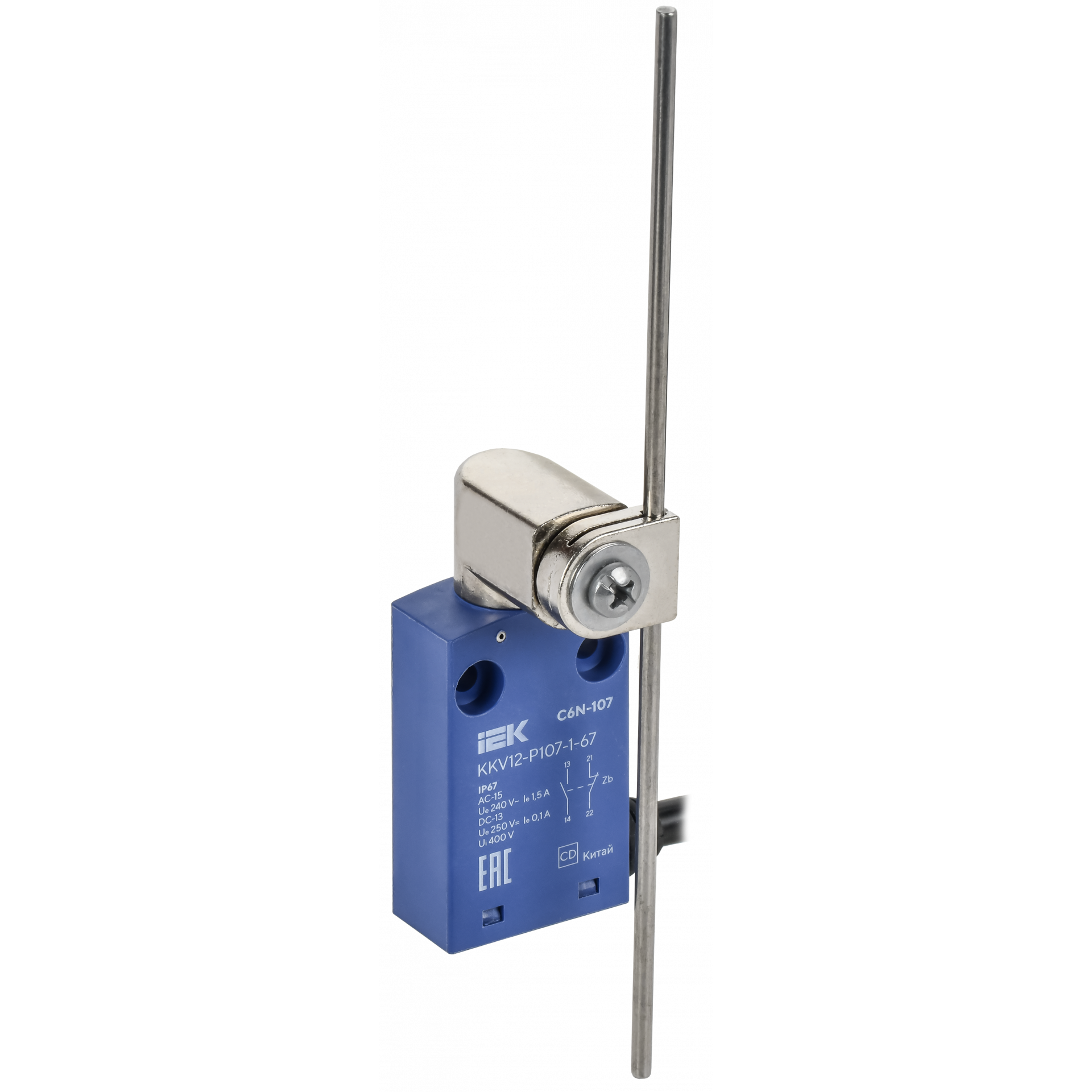 Выключатель концевой C6N-107 регулируемый стержень IP67 IEK