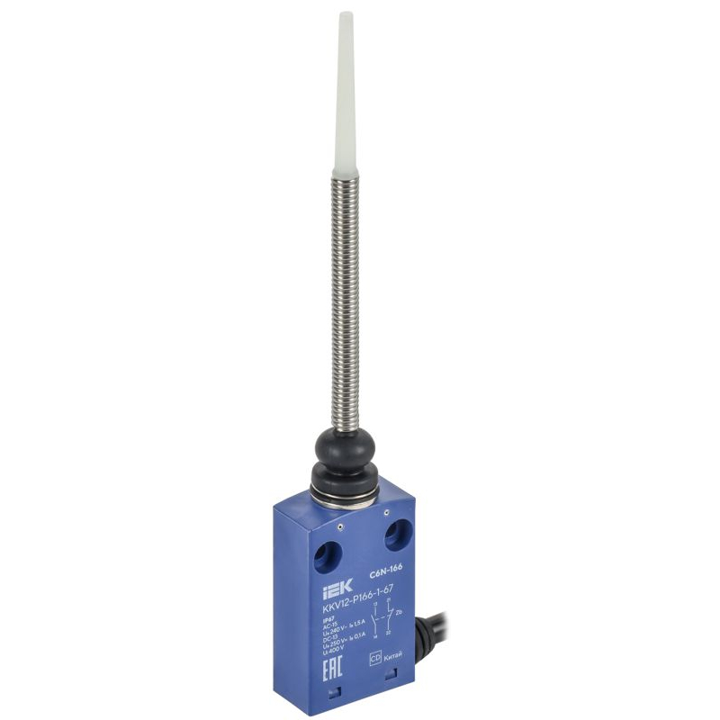 Выключатель концевой C6N-166 пружинный стрержень с диэлектриком IP67 IEK