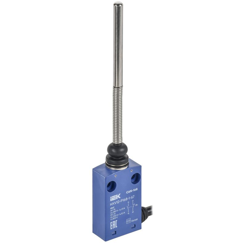 Выключатель концевой C6N-168 пружинный стрержень с металлическим наконечником IP67 IEK