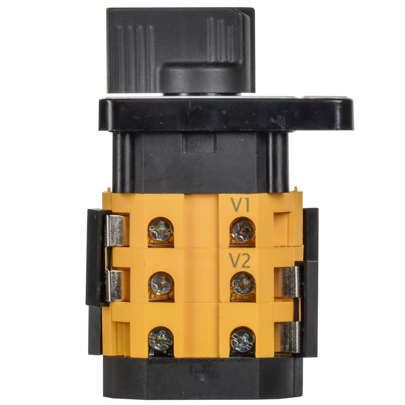 Переключатель кулачковый стандартная черная рукоятка 10А схема 66 MASTER IEK