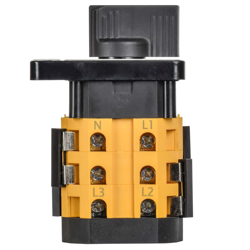 Переключатель кулачковый стандартная черная рукоятка 10А схема 66 MASTER IEK