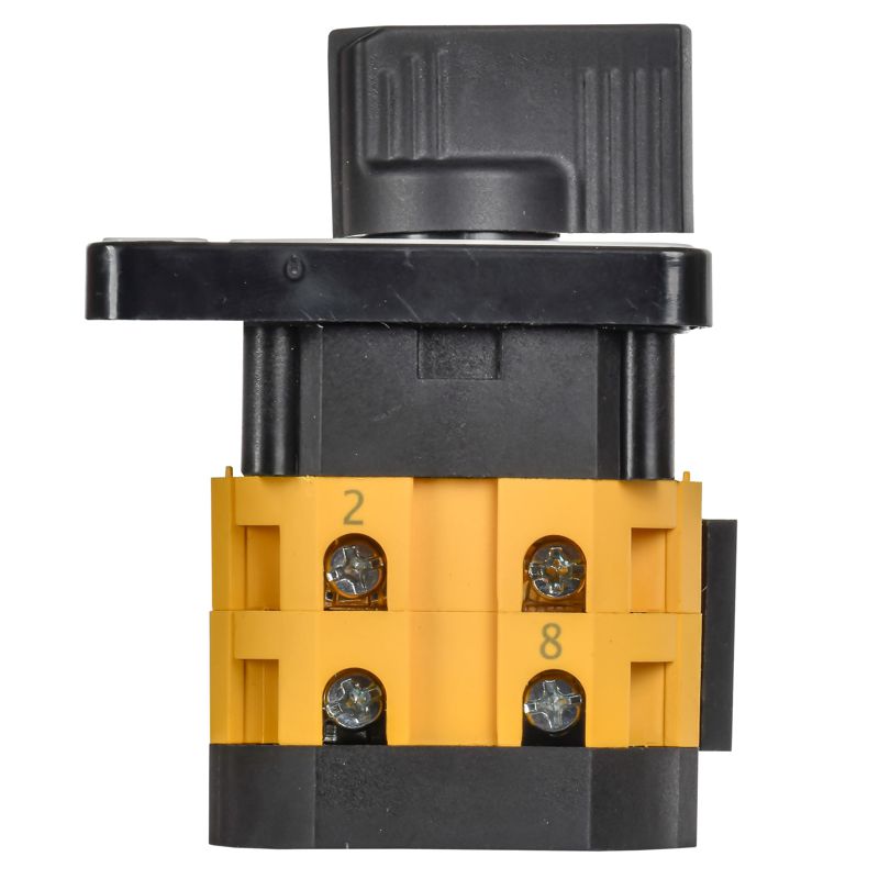 Переключатель кулачковый стандартная черная рукоятка 10А схема 67 MASTER IEK