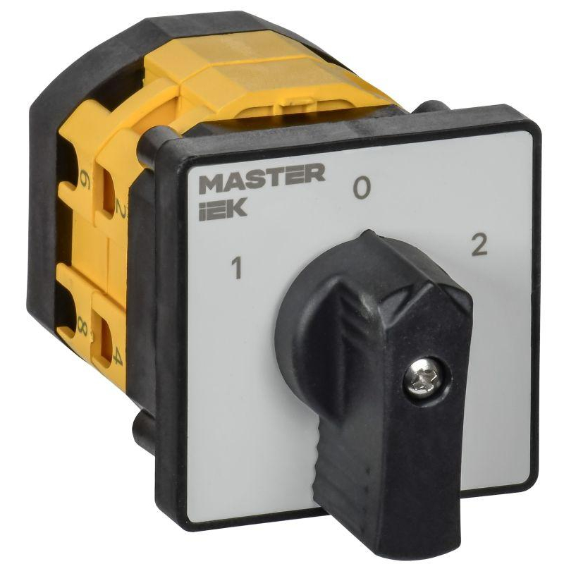 Переключатель кулачковый стандартная рукоятка 10А схема 75 IEK