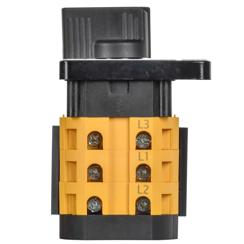 Переключатель кулачковый стандартная черная рукоятка 10А схема 98 MASTER IEK