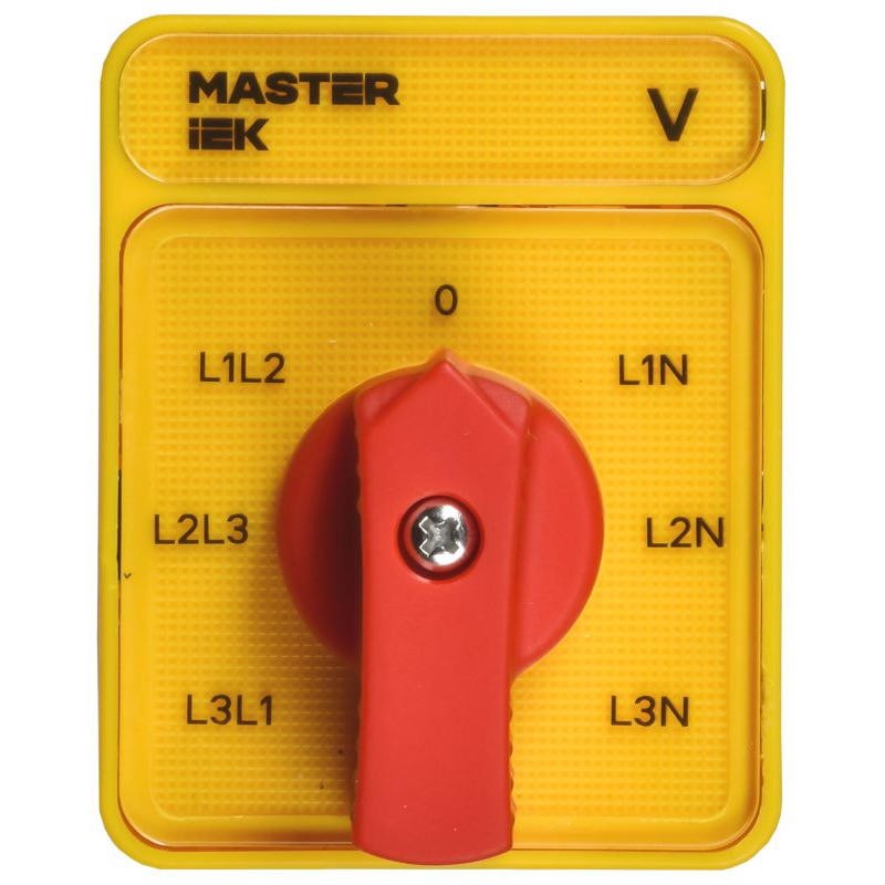 Переключатель кулачковый стандартная рукоятка 16А схема 66 IEK