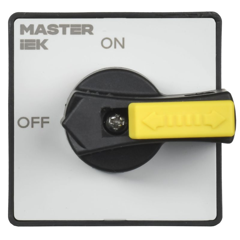 Переключатель кулачковый стандартная рукоятка 63А схема 10 IEK