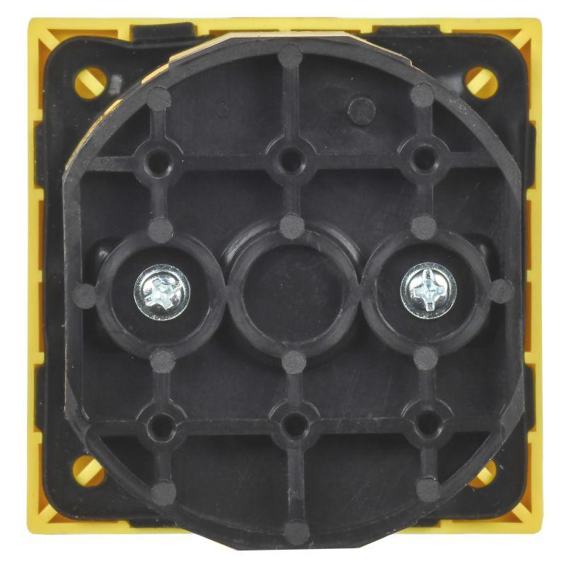 Переключатель кулачковый закрытая рукоятка аварийная 16А схема 91 IEK