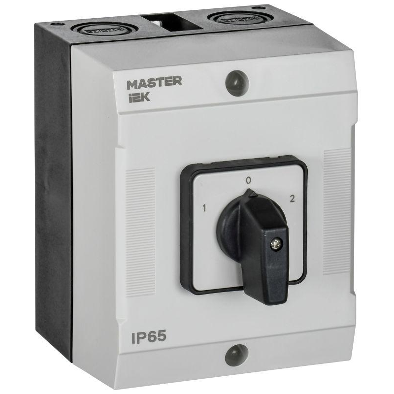 Переключатель кулачковый в боксе стандартная рукоятка 10А схема 51 IEK