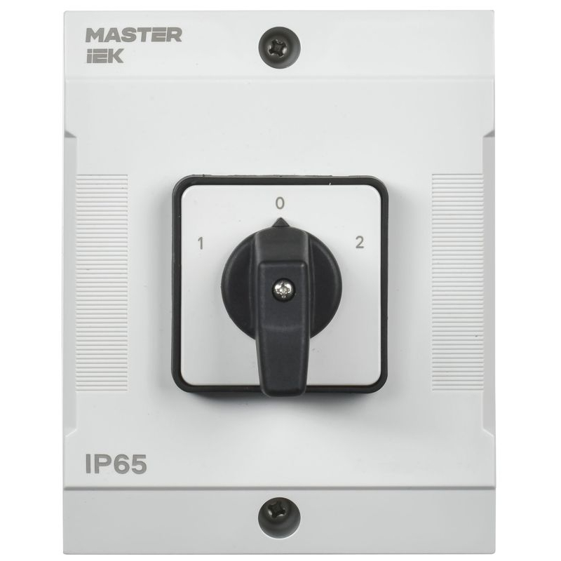 Переключатель кулачковый в боксе стандартная рукоятка 10А схема 53 IEK