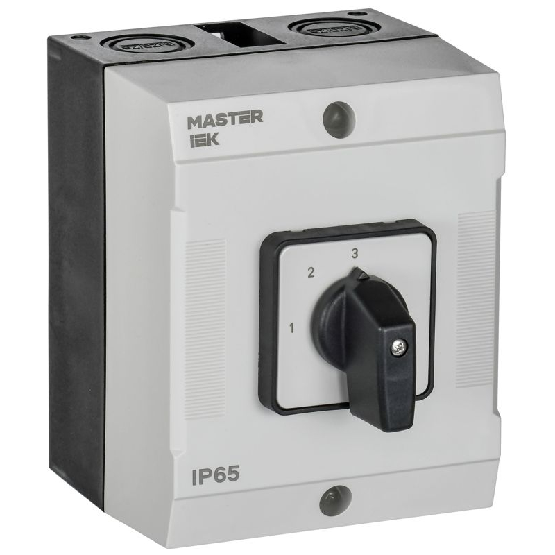 Переключатель кулачковый в боксе стандартная рукоятка 10А схема 82 IEK