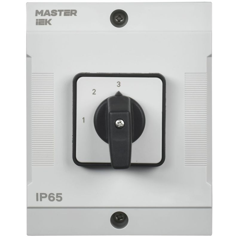 Переключатель кулачковый в боксе стандартная рукоятка 10А схема 82 IEK