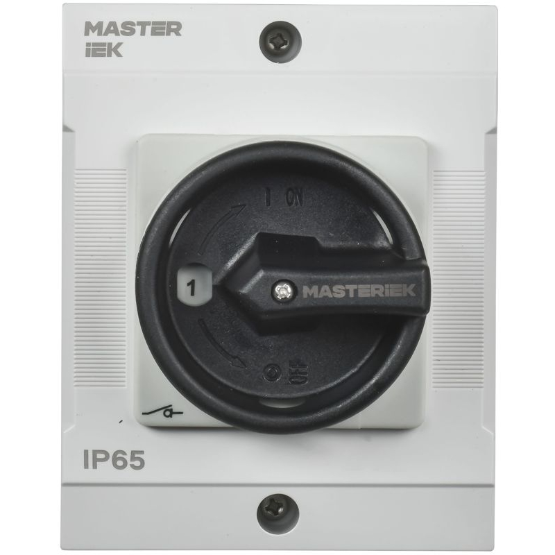 Переключатель кулачковый в боксе закрытая рукоятка 10А схема 54 IEK