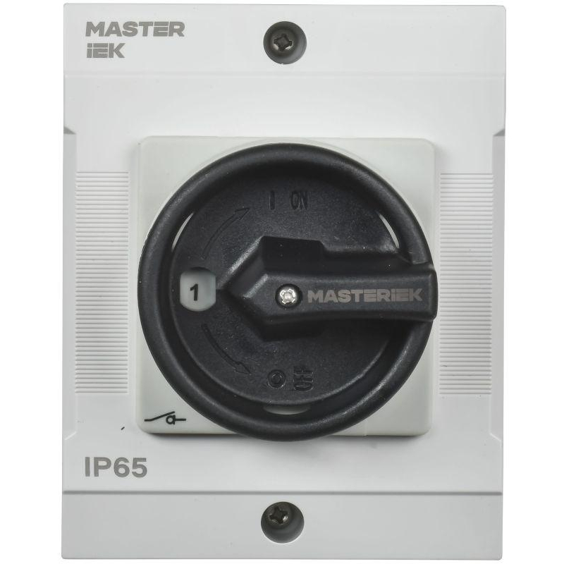 Переключатель кулачковый в боксе закрытая рукоятка 10А схема 55 IEK