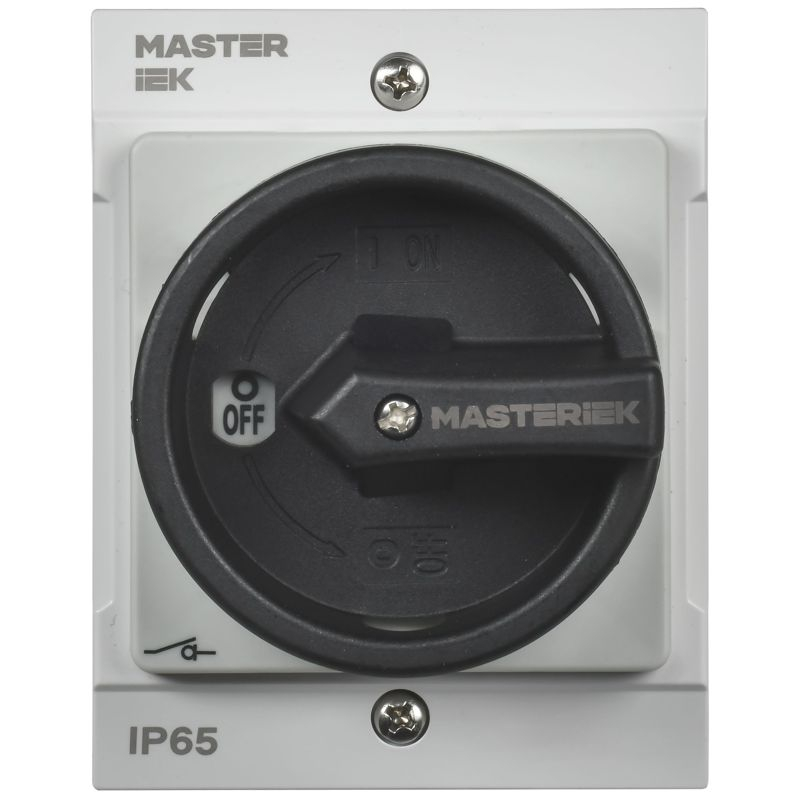 Переключатель кулачковый в боксе закрытая рукоятка 10А схема 92 IEK