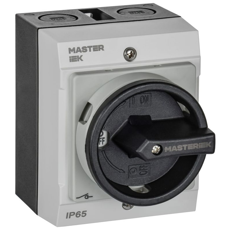 Переключатель кулачковый в боксе закрытая рукоятка 16А схема 90 IEK