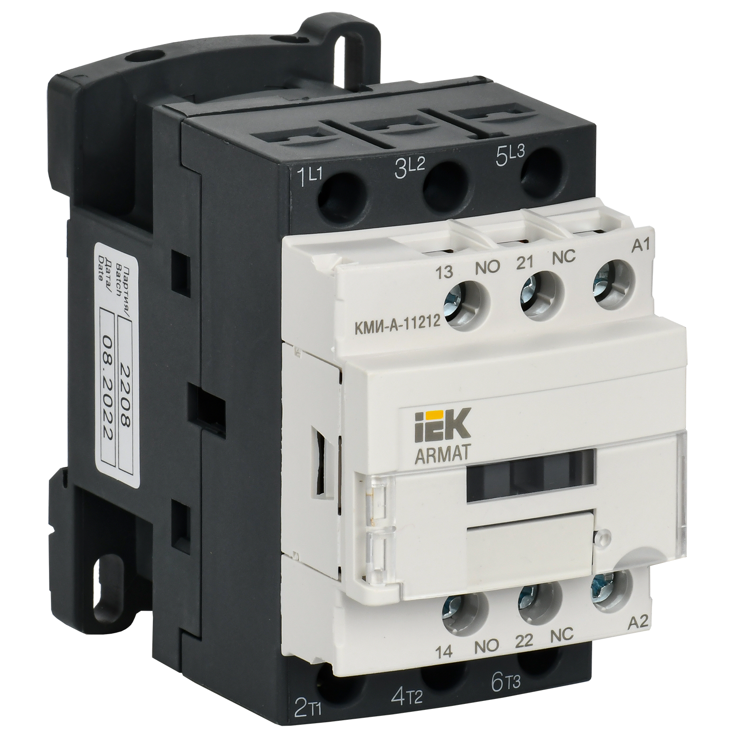 ARMAT Контактор КМИ-А-11212 LC1D 12А 110В/АС3 1NO/1NC IEK