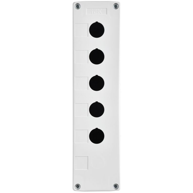 Корпус КП105(6)-Р для кнопок 5(6) мест белый IEK