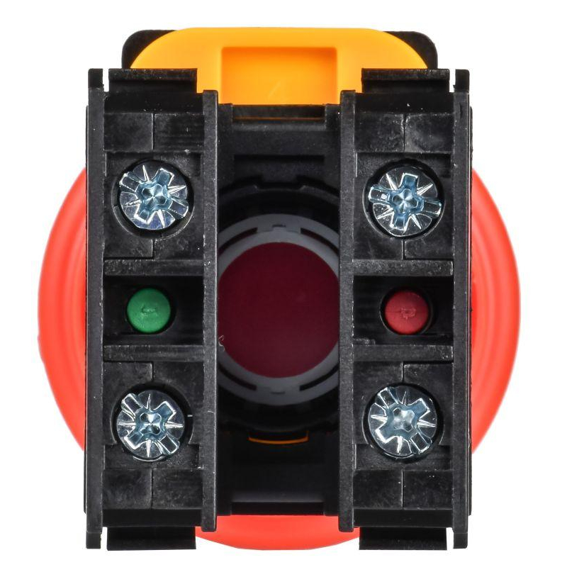 Кнопка Грибок без фиксации d=22мм 1NO+1NC красная MASTER IEK