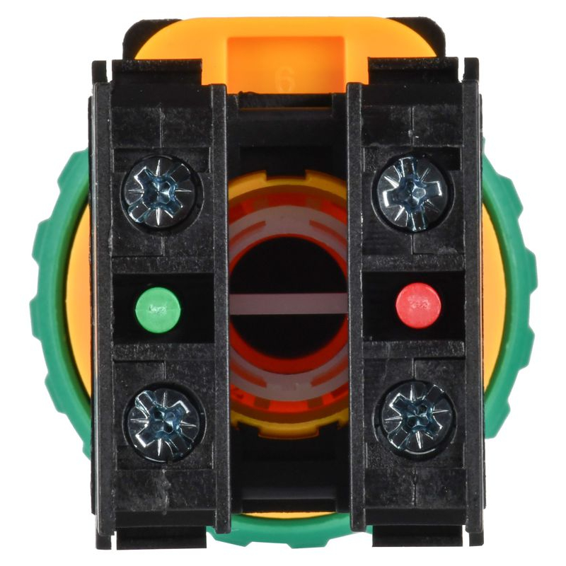 Кнопка Грибок поворотная с фиксацией 1NO+1NC зеленая MASTER IEK