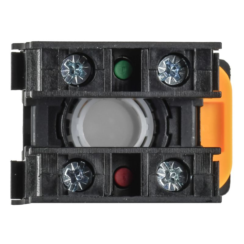 Кнопка с фиксацией d=22мм 1NO+1NC белая MASTER IEK