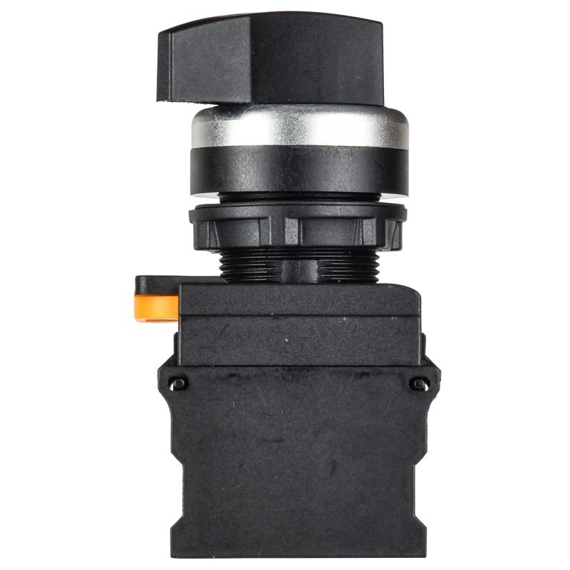 Переключатель длинная ручка на 2 положения 1NO+1NC черный MASTER IEK