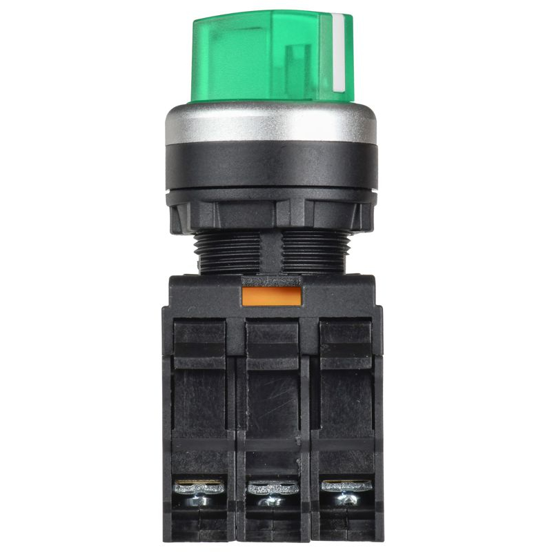 Переключатель с подсвесткой на 2 положения 1NO+1NC зеленый MASTER IEK