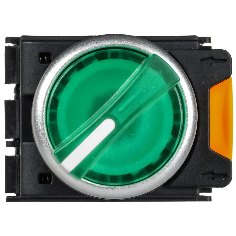 Переключатель с подсвесткой на 2 положения 1NO+1NC зеленый MASTER IEK