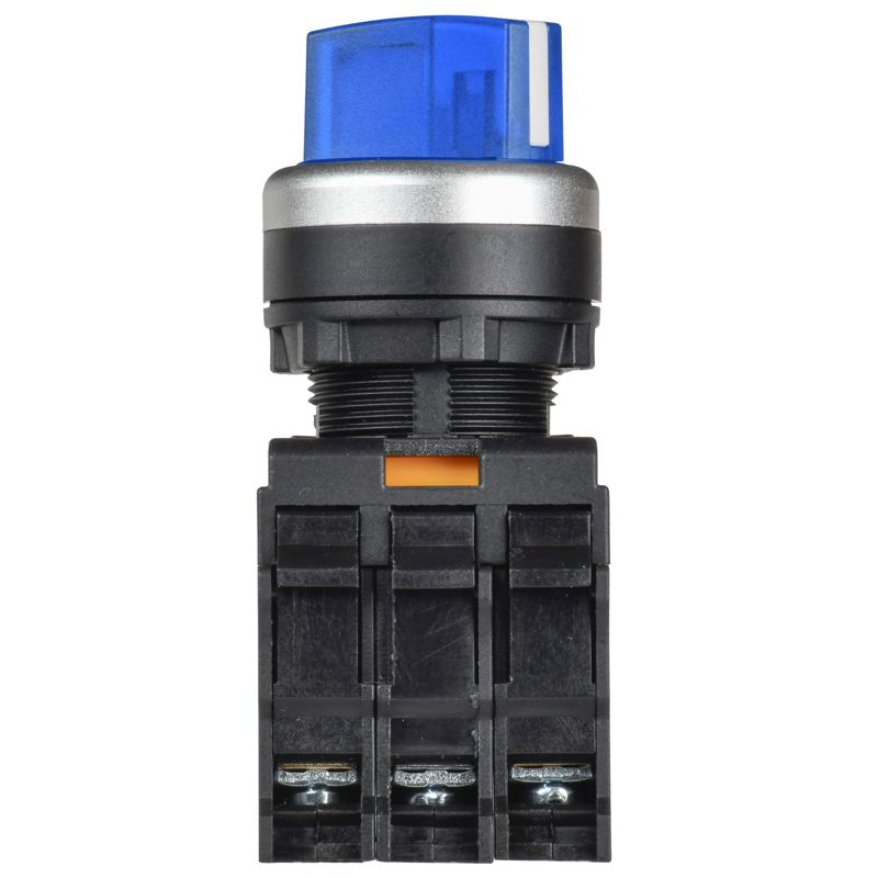 Переключатель с подсветкой на 2 положения 1NO+1NC синий MASTER IEK