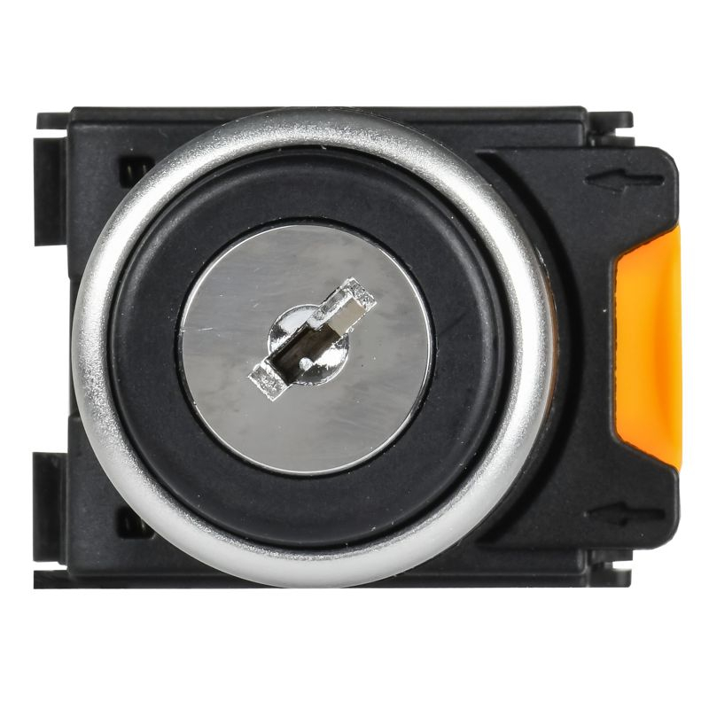 Переключатель с ключом на 2 положения 1NO+1NC черный MASTER IEK