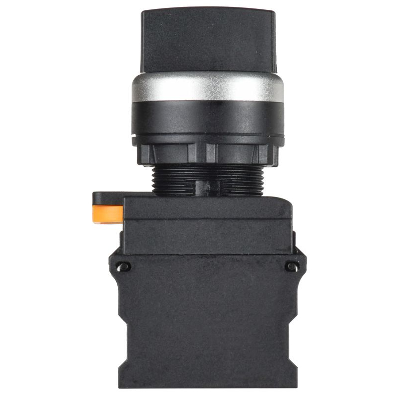 Переключатель на 3 положения возвратный 2NO черный MASTER IEK