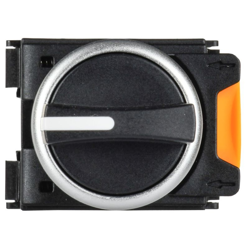 Переключатель на 3 положения возвратный 2NO черный MASTER IEK