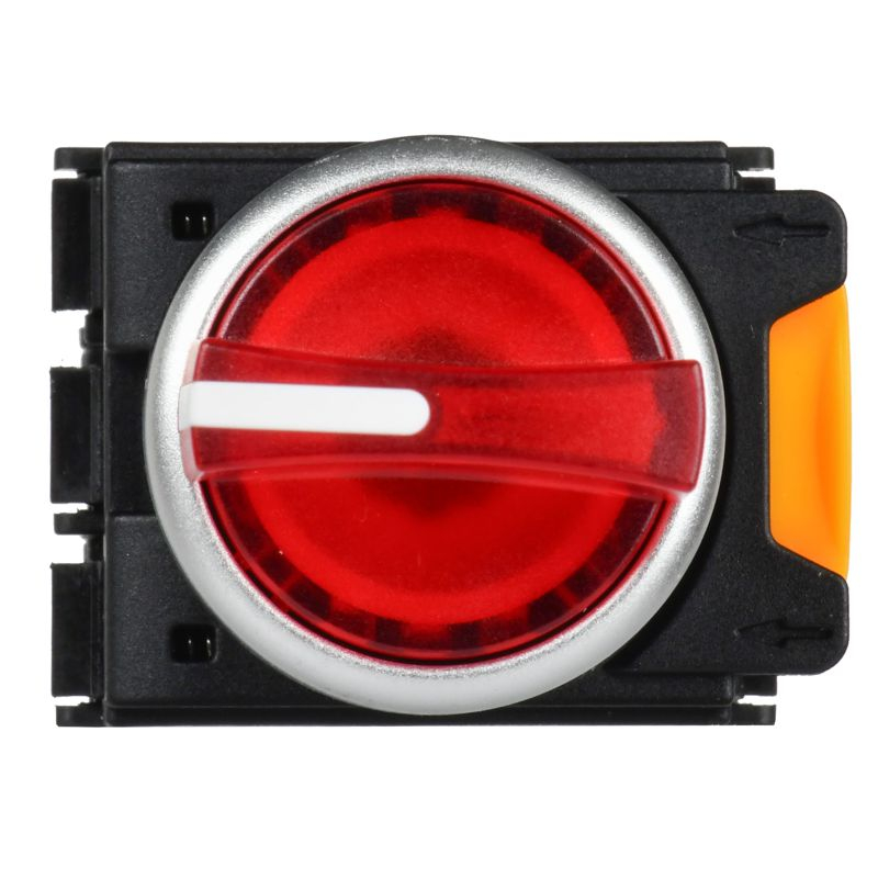 Переключатель с подсветкой на 3 положения 2NO красный MASTER IEK