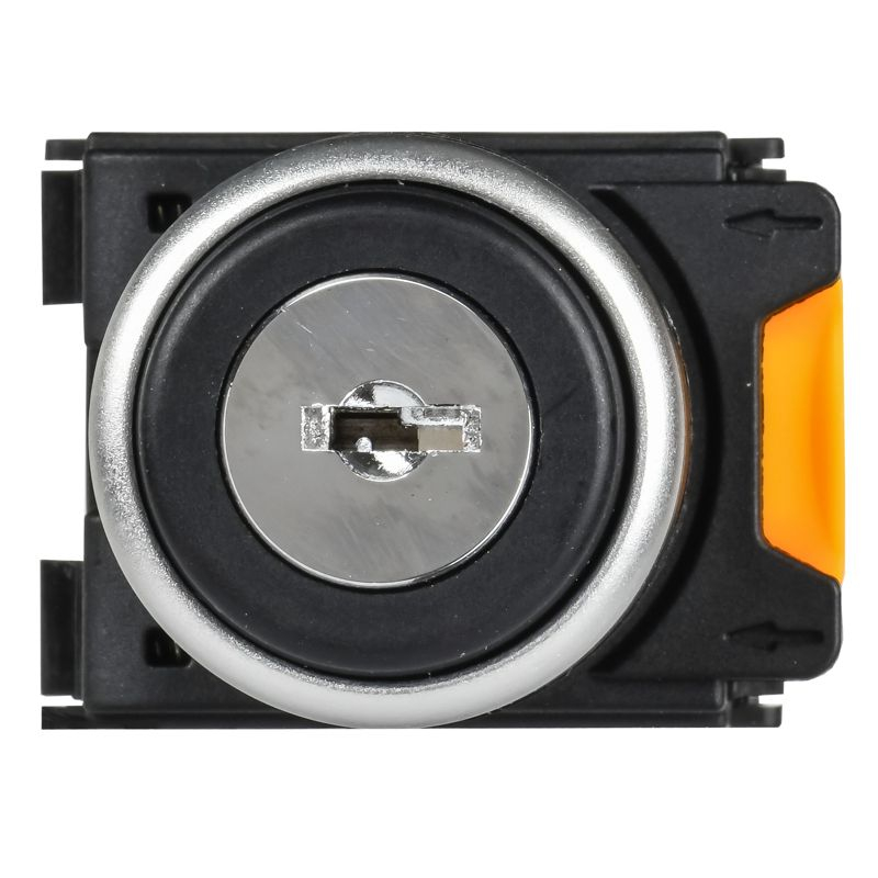 Переключатель с ключом на 3 положения 2NO черный MASTER IEK