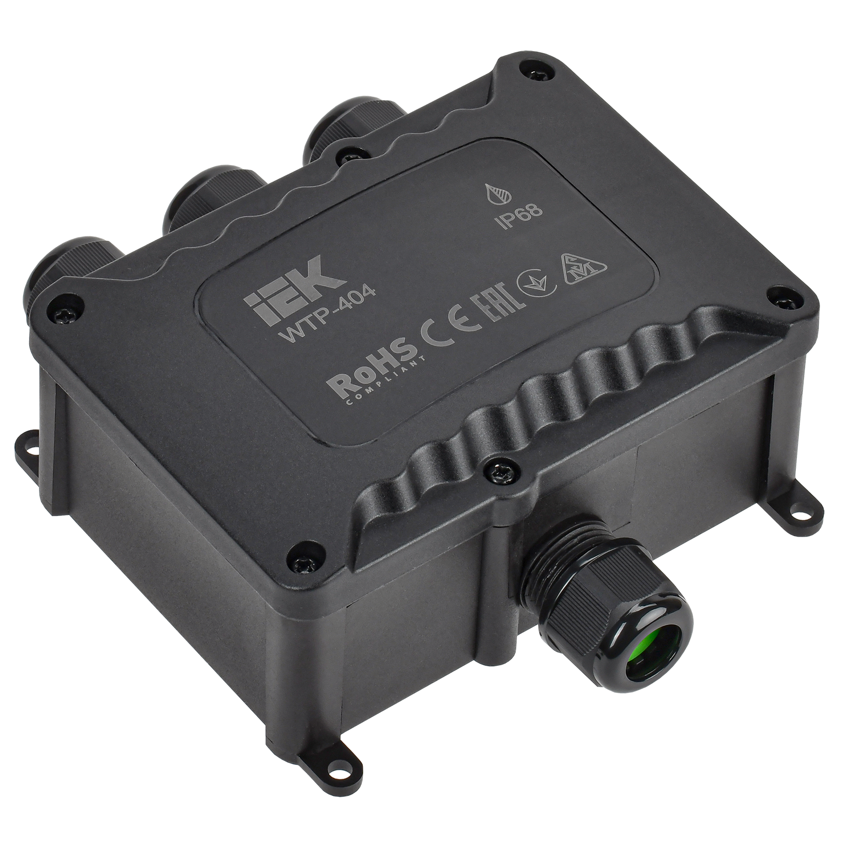 Коробка распределительная герметичная WTP-404 4 ввода IP68 IEK