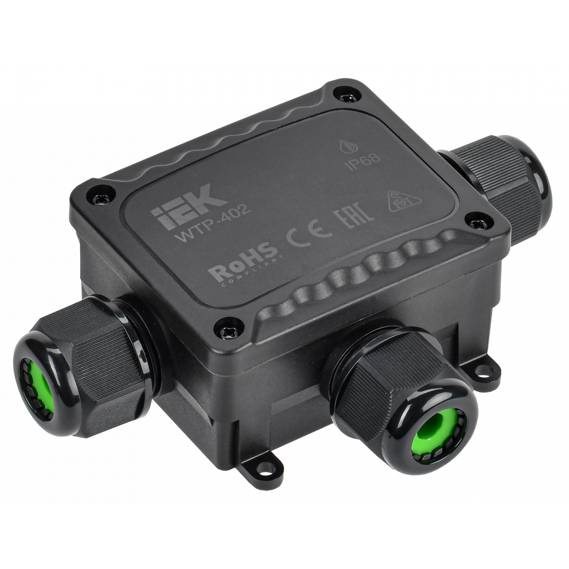 Коробка распределительная герметичная WTP-402 3 ввода IP68 IEK