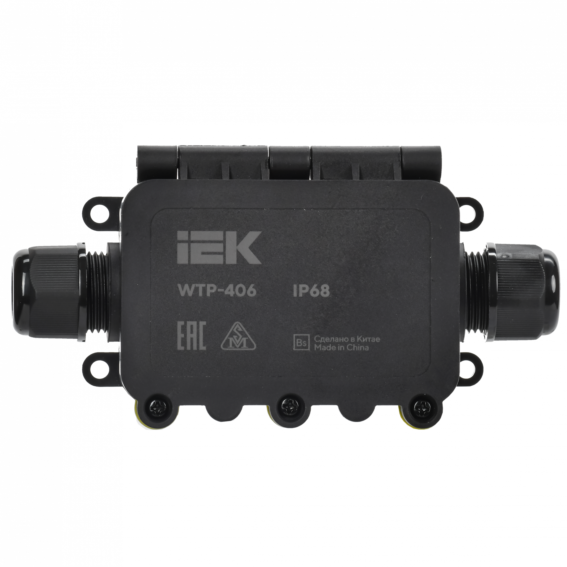 Коробка распределительная герметичная WTP-406 2 ввода IP68 IEK