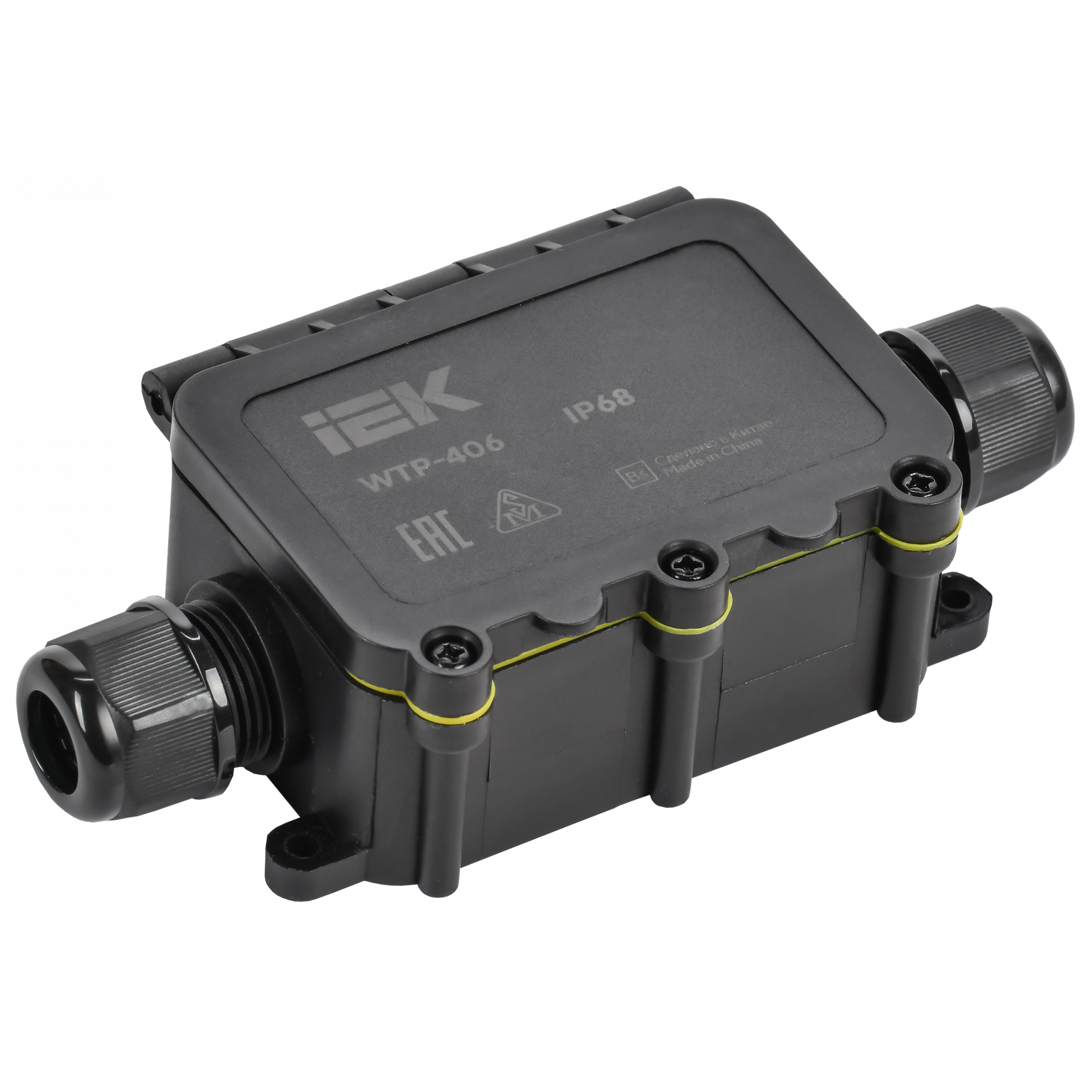 Коробка распределительная герметичная WTP-406 2 ввода IP68 IEK