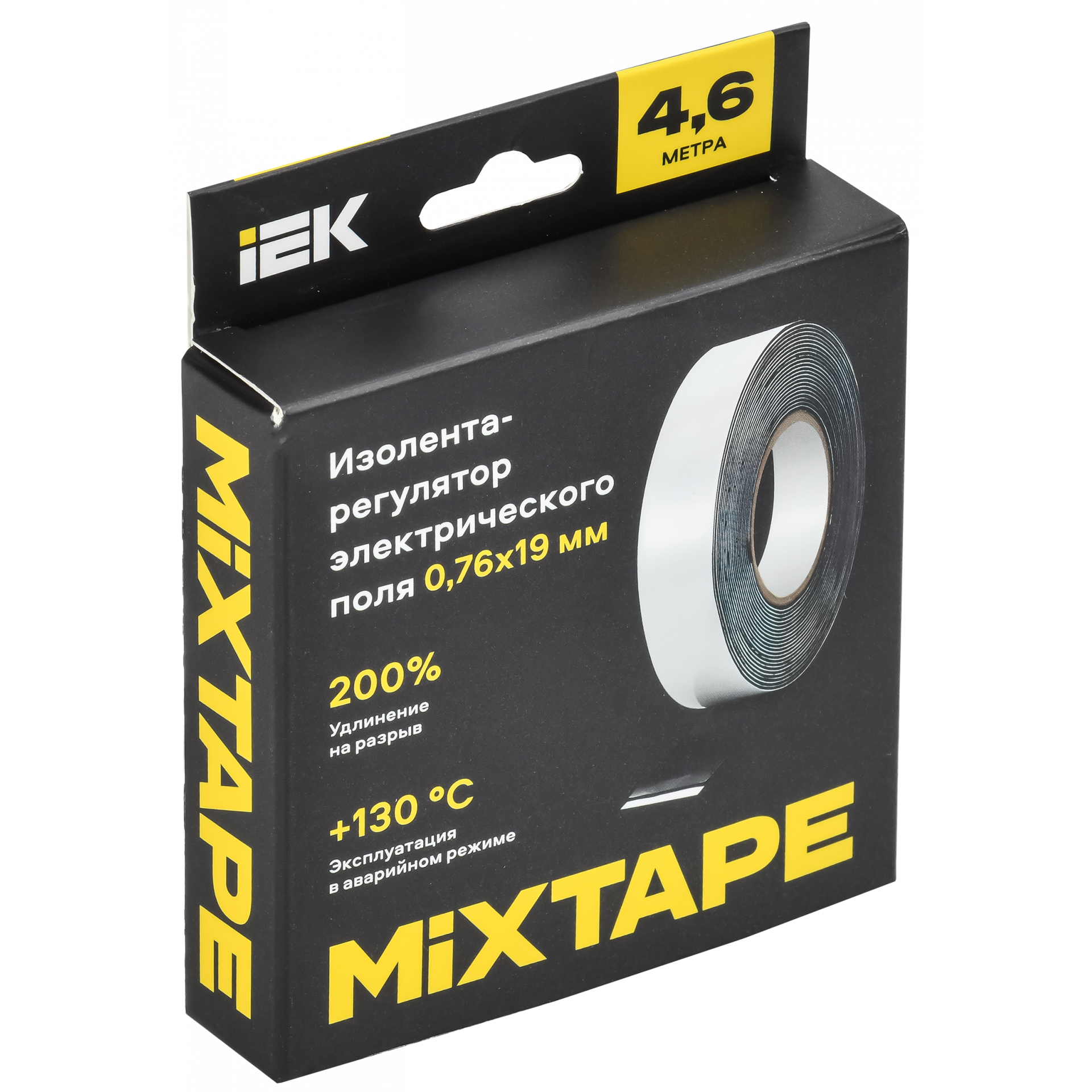 MIXTAPE PRO Изолента-регулятор электрического поля 0,76х19мм 4,6м 2220 IEK