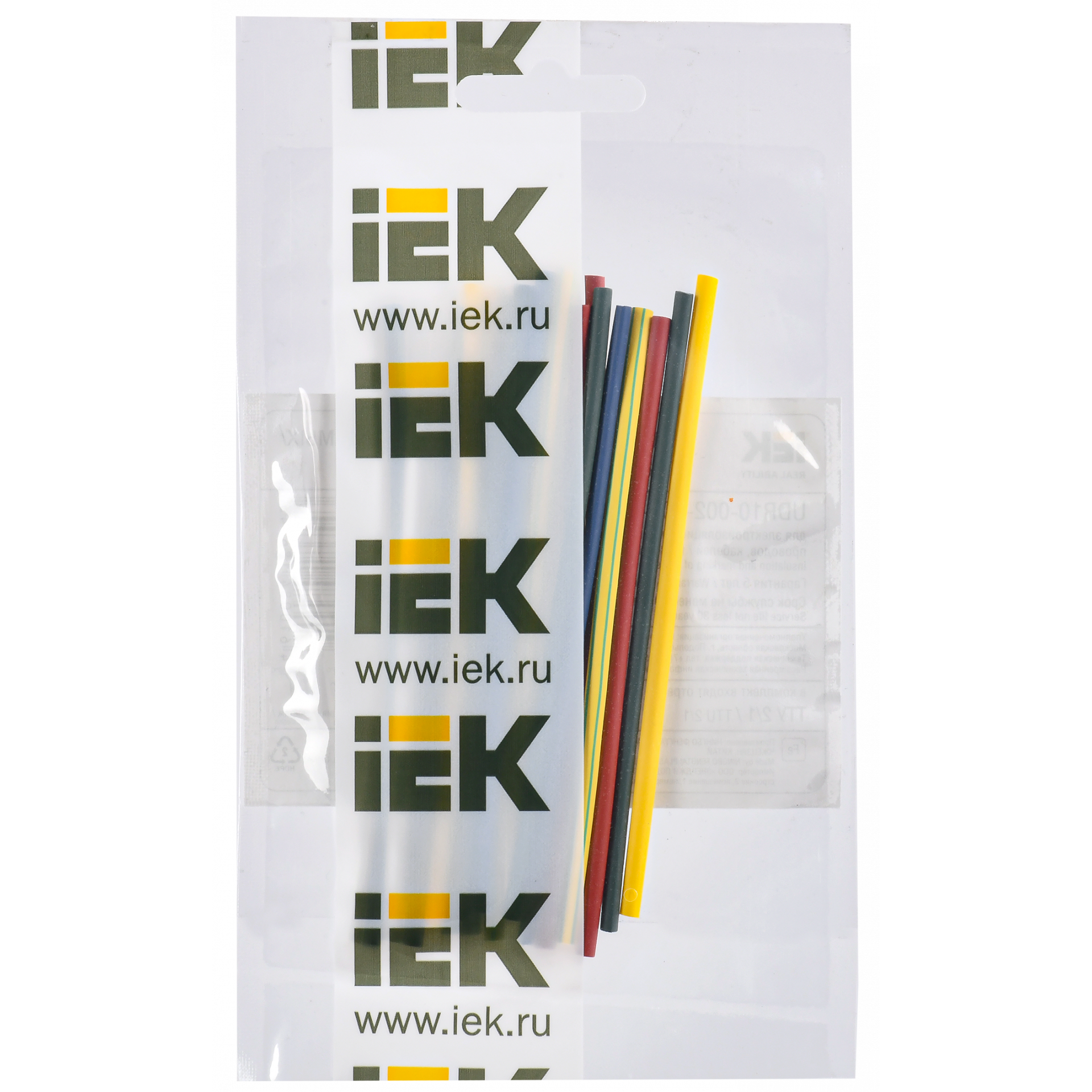 Набор ТТУ нг-LS 2/1мм L=100мм 7 цветов (21шт/упак) IEK