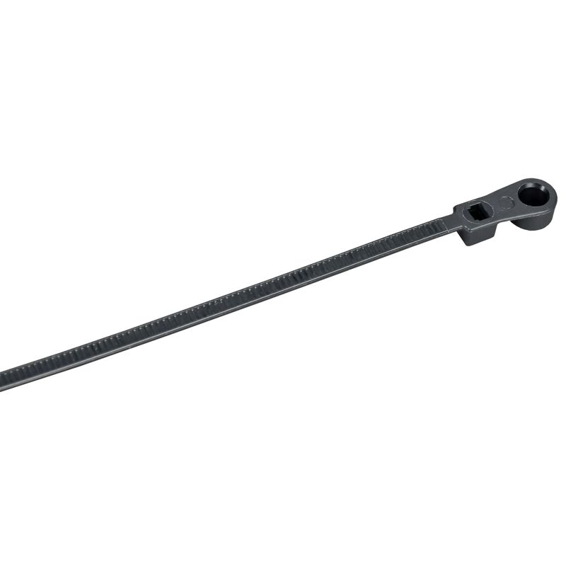 Хомут P6.6 с винтовым креплением черный 2,5х110мм 100шт/упак IEK