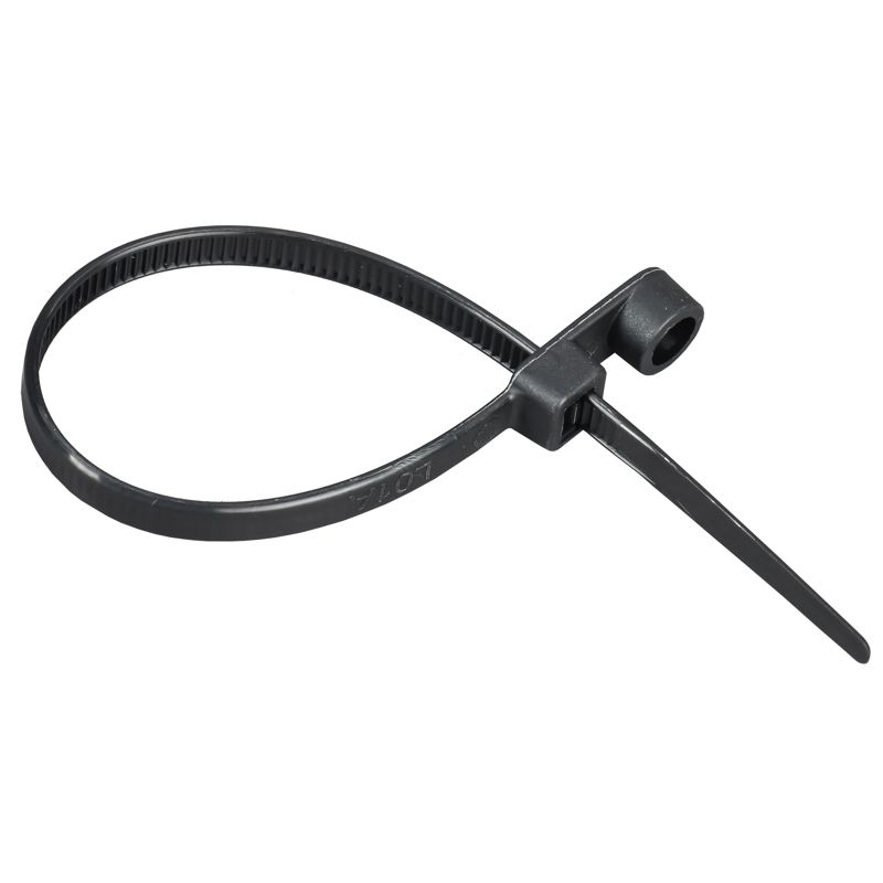 Хомут P6.6 с винтовым креплением черный 4,8х160мм 100шт/упак IEK