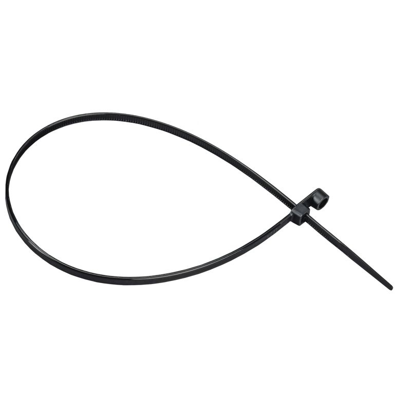 Хомут P6.6 с винтовым креплением черный 4,8х370мм 100шт/упак IEK