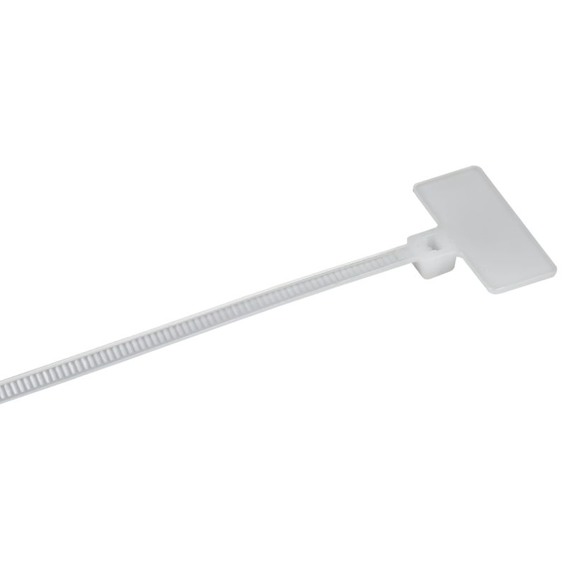 Хомут P6.6 маркерный белый 2,5х100мм 100шт/упак IEK