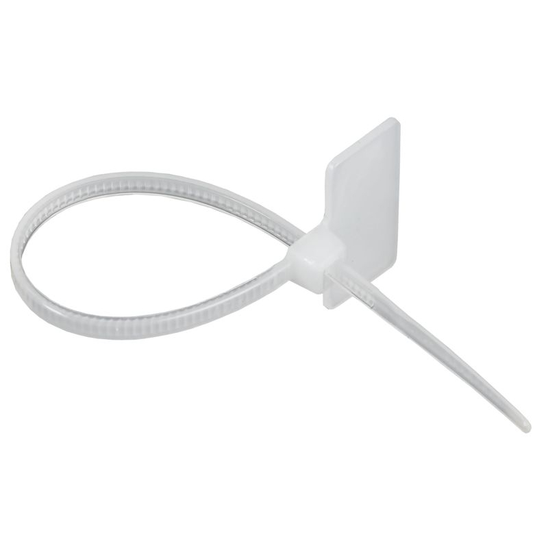 Хомут P6.6 маркерный белый 2,5х110мм 100шт/упак IEK