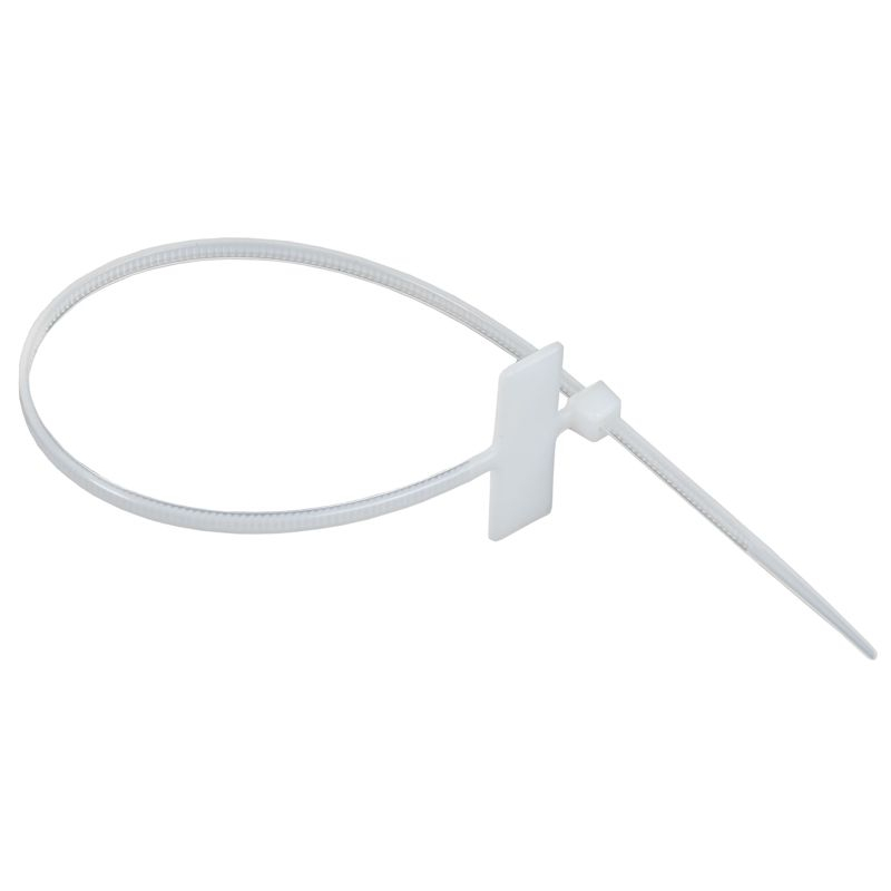 Хомут P6.6 маркерный белый 2,5х200мм 100шт/упак IEK