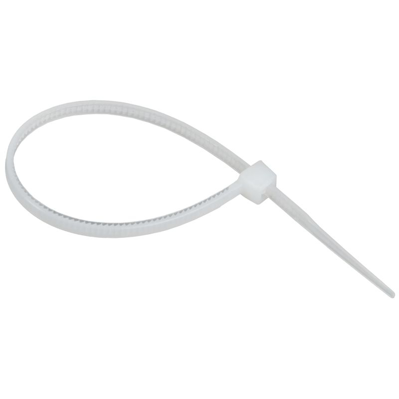 Хомут P6.6 стандартный белый 2,5х130мм 100шт/упак IEK