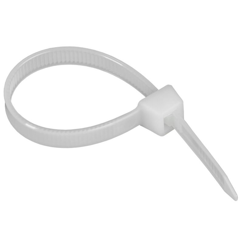 Хомут P6.6 стандартный белый 7,6х150мм 100шт/упак IEK